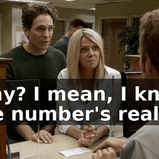 Why? I mean, I know the number's really,