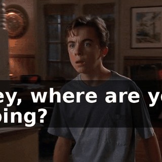 Hey, where are you going?