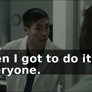 Then I got to do it for everyone.