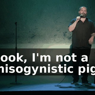Look, I'm not a misogynistic pig.