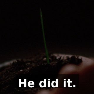 He did it.