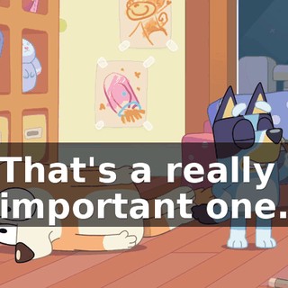 That's a really important one.