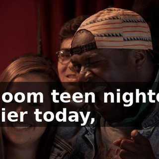 of Boom teen nightclub earlier today,