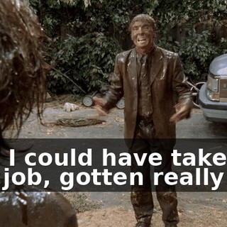 that I could have taken this job, gotten really rich