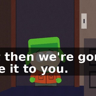 But then we're gonna give it to you.