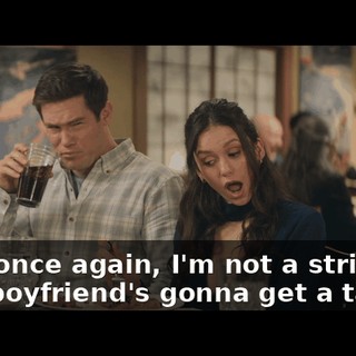 - Uh, once again, I'm not a stripper. - My boyfriend's gonna get a tattoo.
