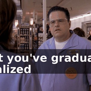 but you've gradually realized