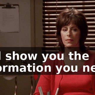 and show you the information you need.