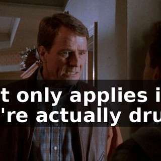 That only applies if you're actually drunk!