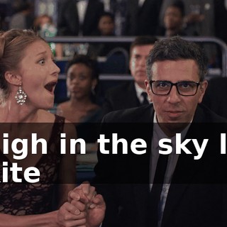 * High in the sky like a kite