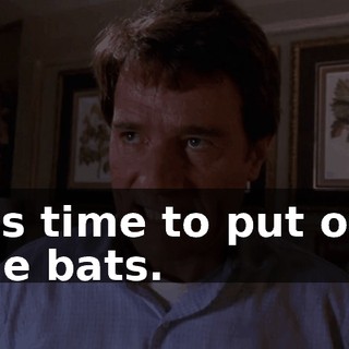 It's time to put out the bats.