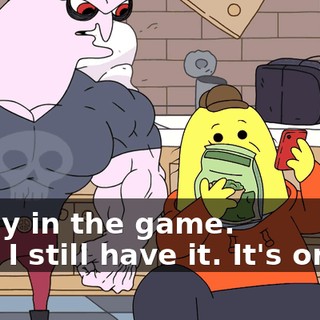 - Fully in the game. - No, I still have it. It's on ice.