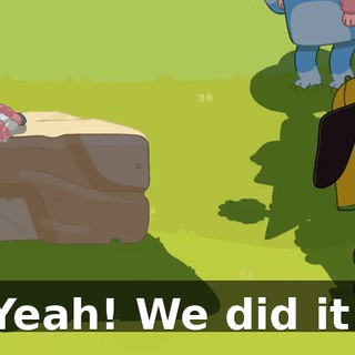 Yeah! We did it!