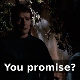 You promise?
