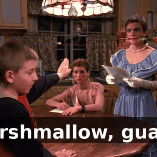 Marshmallow, guard.