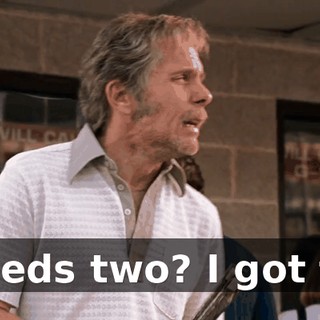 Who needs two? I got tickets!