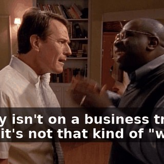 - Kitty isn't on a business trip - No, it's not that kind of "what."
