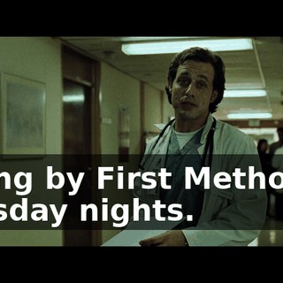 Swing by First Methodist Tuesday nights.