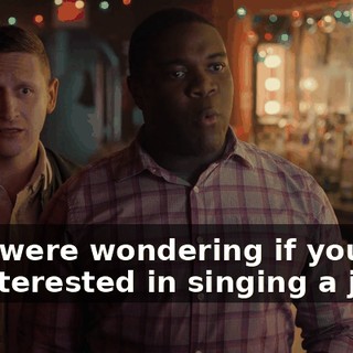 - We were wondering if you'd be interested in singing a jingle