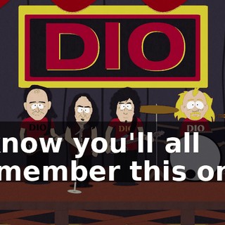 I know you'll all remember this one.