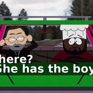Where? - She has the boys!