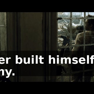 Tyler built himself an army.