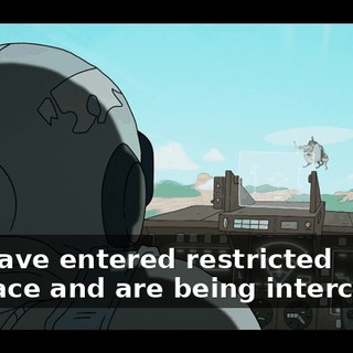 you have entered restricted airspace and are being intercepted