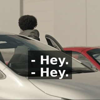 - Hey. - Hey.