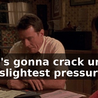 who's gonna crack under the slightest pressure