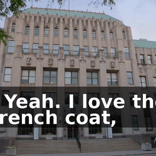 - Yeah. I love the trench coat,