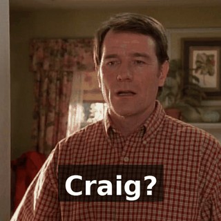 Craig?