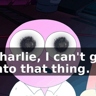 Charlie, I can't go into that thing.
