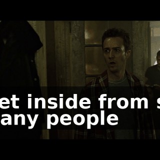 wet inside from so many people