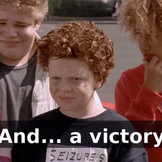 And... a victory