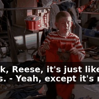 - Look, Reese, it's just like yours. - Yeah, except it's nicer.