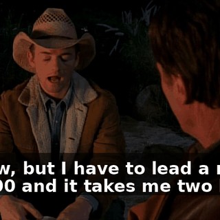 I know, but I have to lead a ride at 7:00 and it takes me two hours