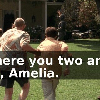 There you two are! Hi, Amelia.