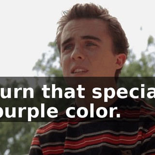 turn that special purple color.