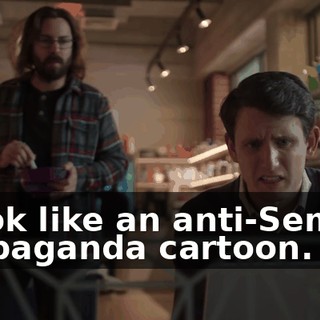 I look like an anti-Semitic propaganda cartoon.