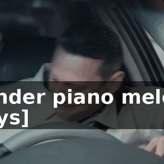 [tender piano melody plays]