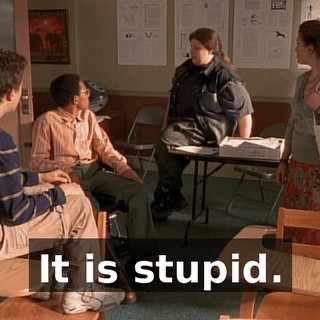 It is stupid.