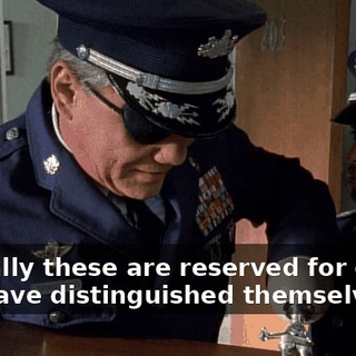 Normally these are reserved for cadets who have distinguished themselves