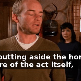 But putting aside the horrible nature of the act itself,