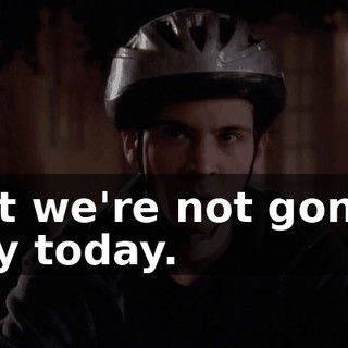 But we're not gonna pay today.