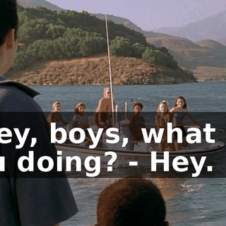- Hey, boys, what are you doing? - Hey.
