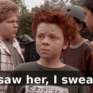 I saw her, I swear!