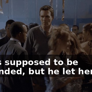 She's supposed to be grounded, but he let her out.