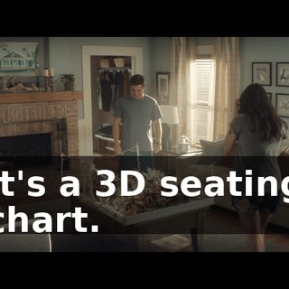 It's a 3D seating chart.