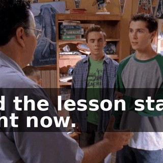 and the lesson starts right now.