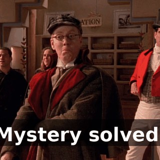 Mystery solved.